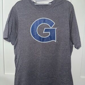 Georgetown University Gray T-Shirt with Blue G Logo